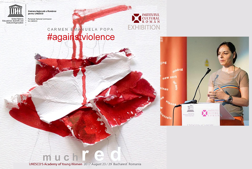 Designer Carmen Emanuela Popa Visual Arts Partner UNESCO’S Academy of Young Women 2017